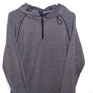 Gray Mens Hoodie